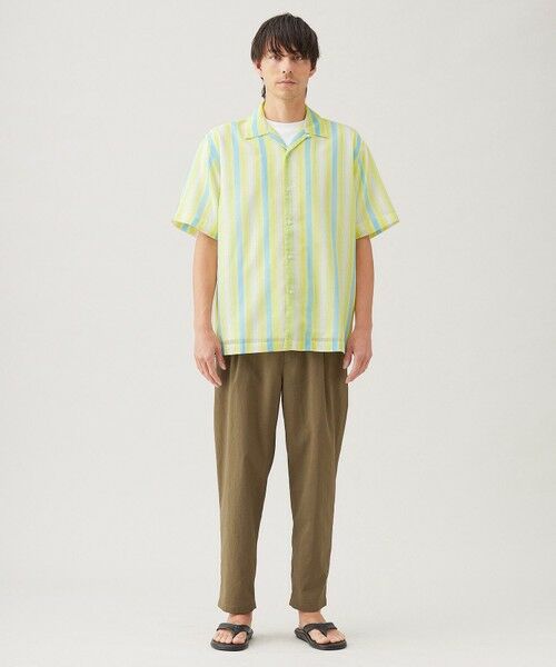 UNFILO / アンフィーロ シャツ・ブラウス | シアーメッシュプリント オープンカラーシャツ【ギフトにもおすすめ】 | 詳細3