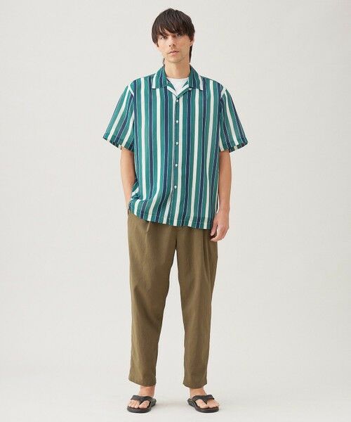 UNFILO / アンフィーロ シャツ・ブラウス | シアーメッシュプリント オープンカラーシャツ【ギフトにもおすすめ】 | 詳細7