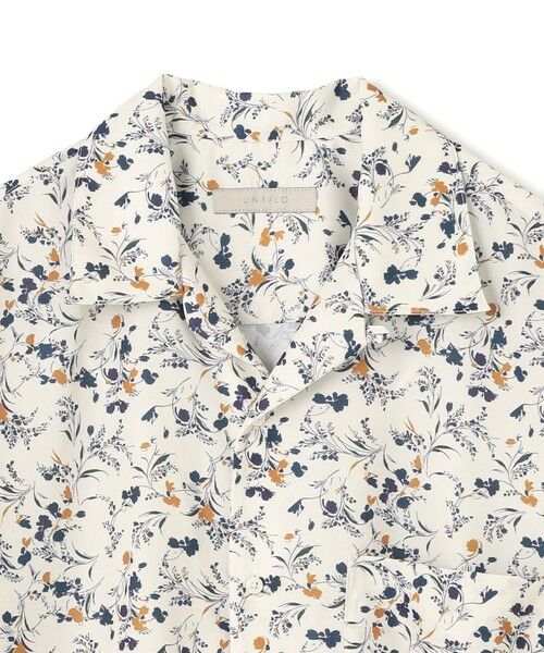 UNFILO / アンフィーロ シャツ・ブラウス | ボタニカルプリント オープンカラーシャツ【ギフトにもおすすめ】 | 詳細6