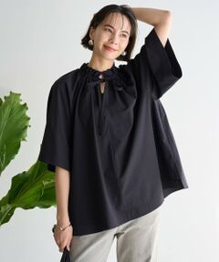 UNFILO / アンフィーロ シャツ・ブラウス | フリルネック ブラウス