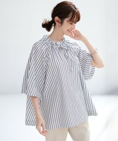 UNFILO / アンフィーロ シャツ・ブラウス | フリルネック ブラウス