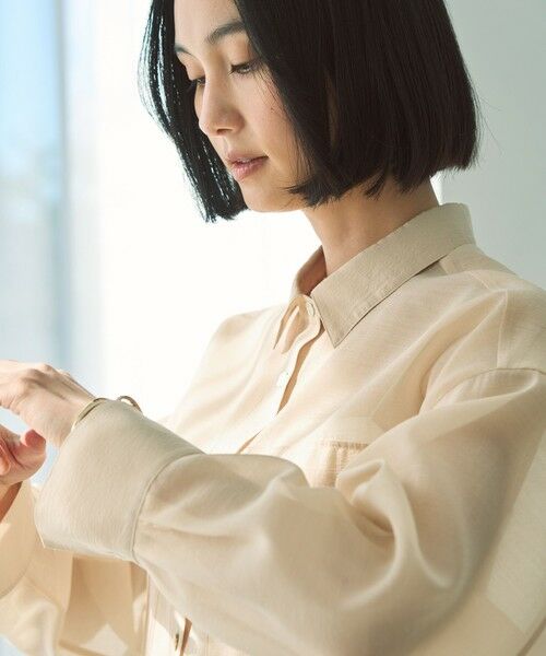 UNFILO / アンフィーロ シャツ・ブラウス | シアークロップドシャツ | 詳細11