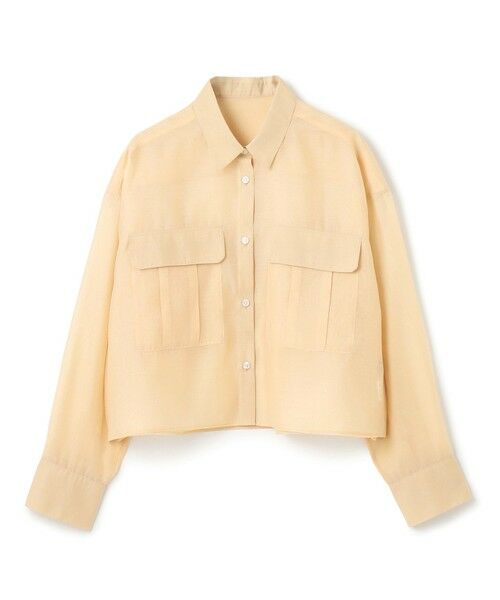 UNFILO / アンフィーロ シャツ・ブラウス | シアークロップドシャツ | 詳細13