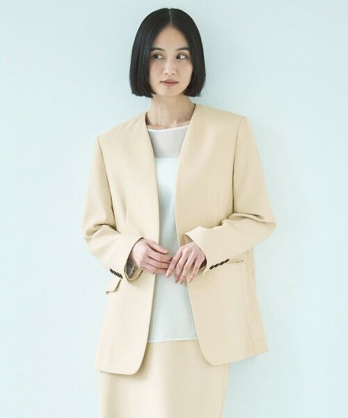 UNFILO / アンフィーロ シャツ・ブラウス | シアー ラウンドテールブラウス | 詳細2