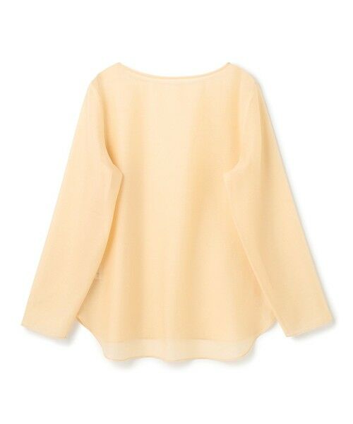 UNFILO / アンフィーロ シャツ・ブラウス | シアー ラウンドテールブラウス | 詳細11