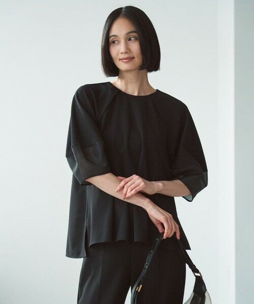 UNFILO / アンフィーロ シャツ・ブラウス | BEAUTY MOVE シアースリーブブラウス | 詳細12