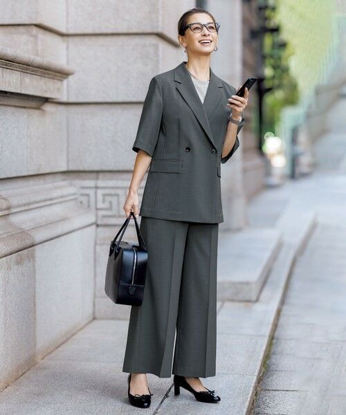 UNFILO / アンフィーロ テーラードジャケット | TENNEN TOUCH ハーフスリーブジャケット | 詳細2