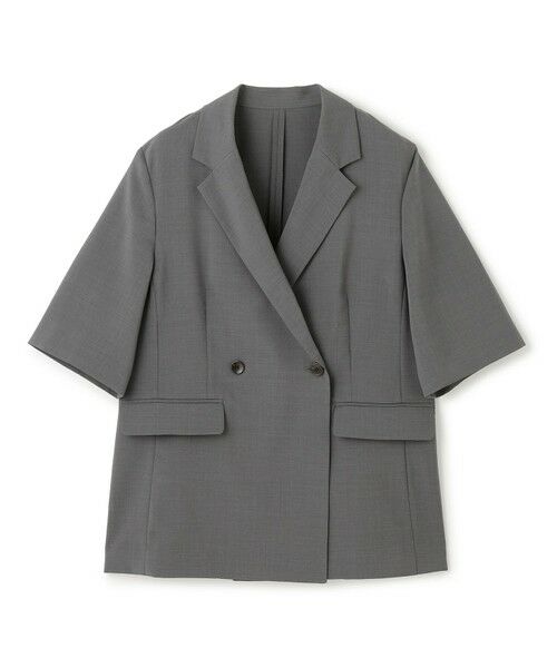UNFILO / アンフィーロ テーラードジャケット | TENNEN TOUCH ハーフスリーブジャケット | 詳細5