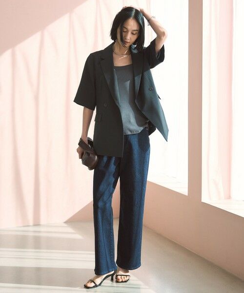 UNFILO / アンフィーロ テーラードジャケット | TENNEN TOUCH ハーフスリーブジャケット | 詳細16