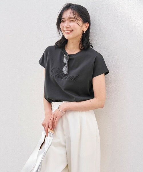 UNFILO / アンフィーロ カットソー | 【新色追加】BEAUTY FORM-Tコットン ロゴフレンチT | 詳細18