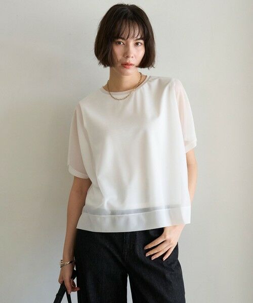 UNFILO / アンフィーロ カットソー | シアーレイヤードT | 詳細1