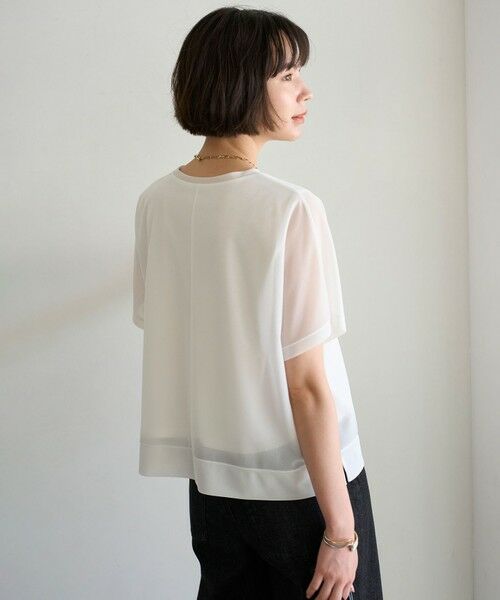 UNFILO / アンフィーロ カットソー | シアーレイヤードT | 詳細2