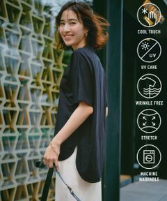 UNFILO カットソー UNFILO 「UNFILO」 長袖カットソー SMALL ブラック レディース