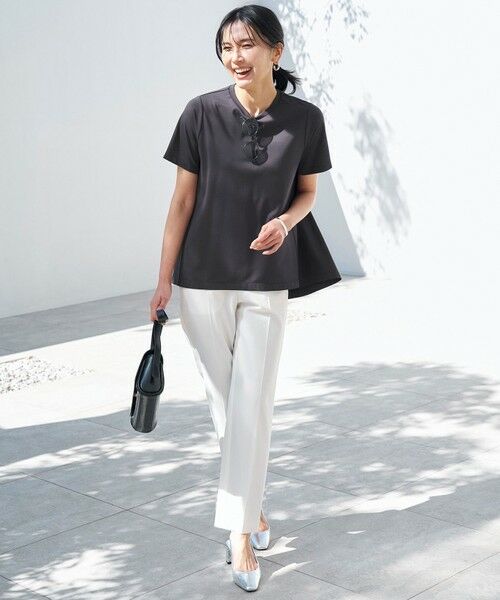 UNFILO / アンフィーロ カットソー | BEAUTY FORM-T バックフレアTシャツ | 詳細21