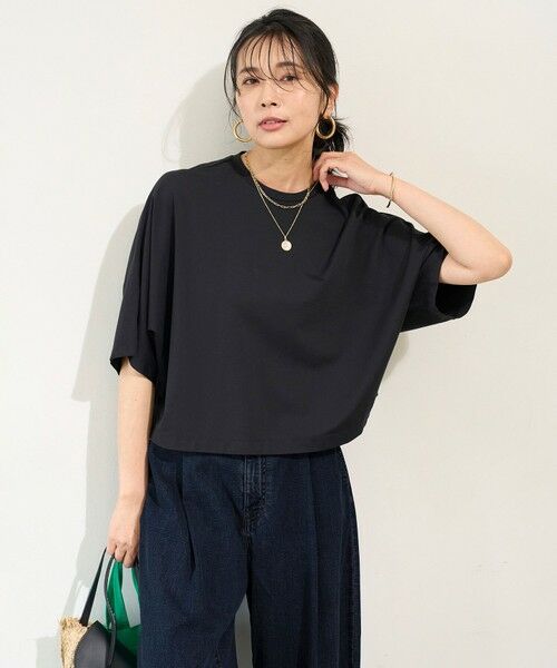 UNFILO/アンフィーロ 【ストレッチ/UVケア】BEAUTY FORM-T ドルマンTシャツ ネイビー XL UNFILO/アンフィーロ 【ストレッチ/UVケア】BEAUTY FORM-T ドルマンTシャツ ネイビー XL