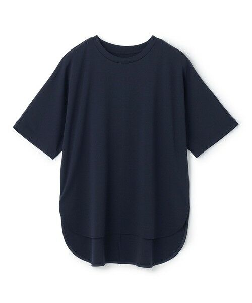 UNFILO/アンフィーロ 【UVケア/接触冷感】BEAUTY FORM-T フォルムTシャツ ネイビー XXL UNFILO/アンフィーロ 【UVケア/接触冷感】BEAUTY FORM-T フォルムTシャツ ネイビー XXL