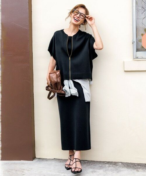 UNFILO / アンフィーロ タンクトップ | スゴ機能美ニット スクエア キャミソール | 詳細14