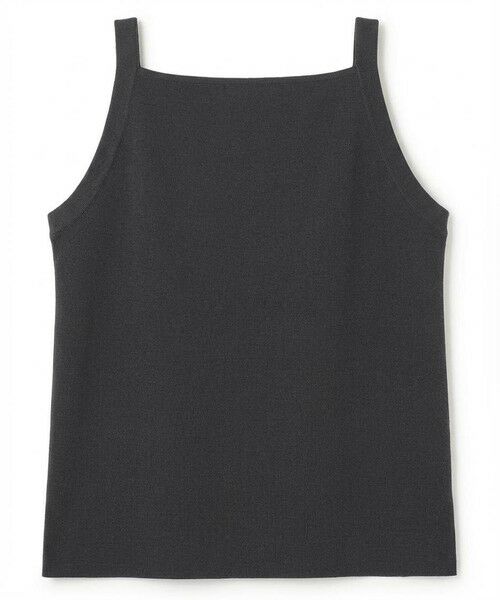 UNFILO / アンフィーロ タンクトップ | [新色追加/WEB限定カラー]スゴ機能美ニット スクエア キャミソール（チャコール）