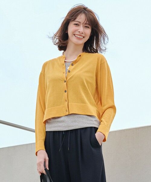 UNFILO / アンフィーロ カーディガン・ボレロ | フロスティコットン  クロップド  カーディガン | 詳細6