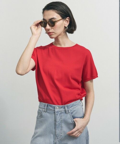 UNFILO / アンフィーロ ニット・セーター | 【新色追加】スゴ機能美ニット コンパクト（[NEW]スカーレット）