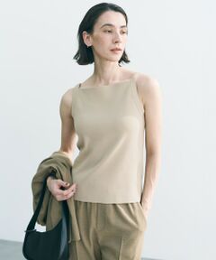 UNFILO / アンフィーロ タンクトップ | [新色追加/WEB限定カラー]スゴ機能美ニット スクエア キャミソール