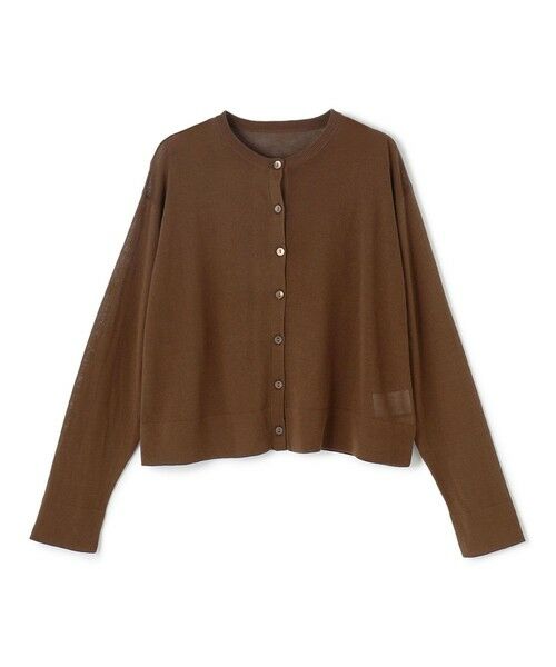 UNFILO / アンフィーロ カーディガン・ボレロ | フロスティコットン  クロップド  カーディガン | 詳細10