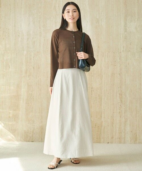 UNFILO / アンフィーロ カーディガン・ボレロ | フロスティコットン  クロップド  カーディガン | 詳細9