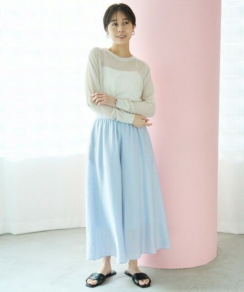 UNFILO / アンフィーロ ニット・セーター | ラメシアー ニット | 詳細2