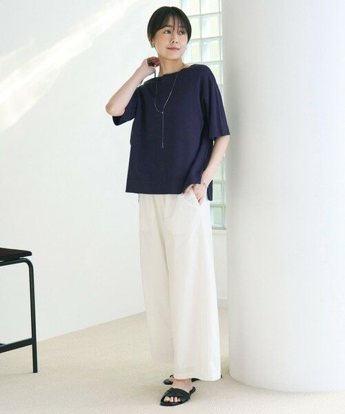 UNFILO / アンフィーロ ニット・セーター | スゴ機能美 ハーフスリーブ ニット | 詳細15