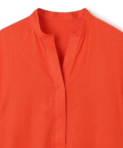 UNFILO / アンフィーロ ロング・マキシ丈ワンピース | リネンレーヨン スキッパー ワンピース | 詳細7