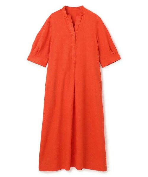 UNFILO / アンフィーロ ロング・マキシ丈ワンピース | リネンレーヨン スキッパー ワンピース | 詳細5