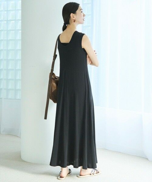 UNFILO / アンフィーロ ロング・マキシ丈ワンピース | ドライタッチフライス フレアワンピース | 詳細12