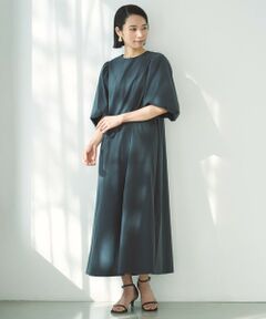 UNFILO / アンフィーロ ロング・マキシ丈ワンピース | FINE MOVE ボリュームスリーブ ワンピース