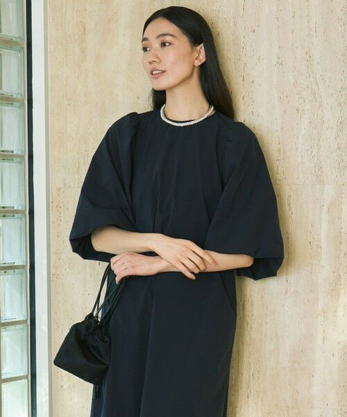 UNFILO / アンフィーロ ロング・マキシ丈ワンピース | FINE MOVE ボリュームスリーブ ワンピース | 詳細21