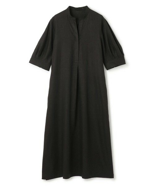 UNFILO / アンフィーロ ロング・マキシ丈ワンピース | リネンレーヨン スキッパー ワンピース | 詳細16