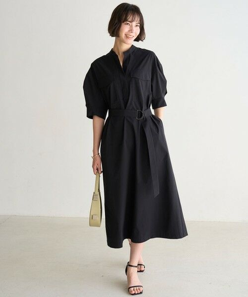 UNFILO / アンフィーロ ロング・マキシ丈ワンピース | FINE MOVE サッシュワンピース | 詳細20