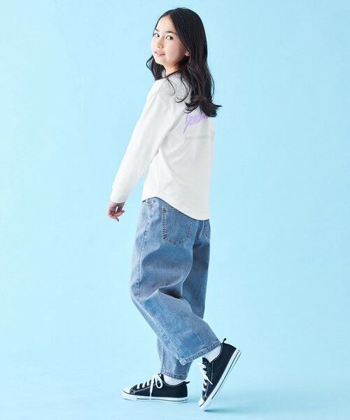 UNFILO / アンフィーロ デニムパンツ | 【110-150cm】カーブワイドデニム | 詳細1