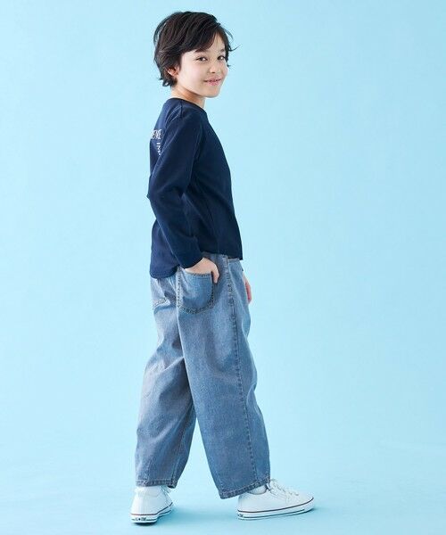 UNFILO / アンフィーロ デニムパンツ | 【110-150cm】カーブワイドデニム | 詳細7