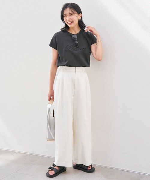 最終SALE❣️UNFILO タックワイドパンツ M セール】タックワイドパンツ（その他パンツ）｜UNFILO