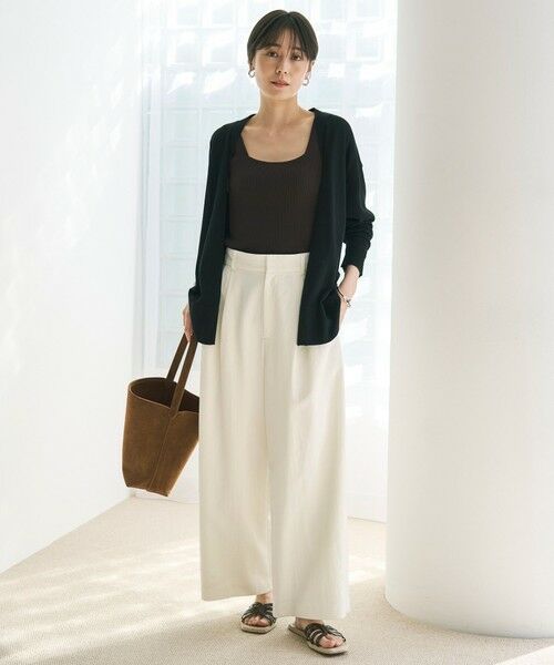 UNFILO / アンフィーロ その他パンツ | タックワイドパンツ | 詳細4