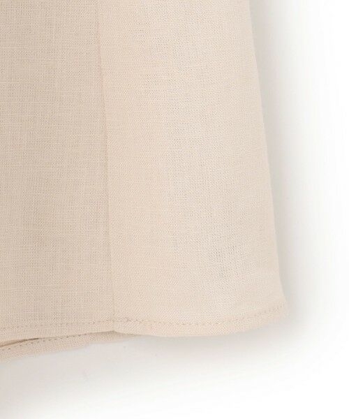 UNFILO / アンフィーロ ミニ・ひざ丈スカート | リネンレーヨン セミフレアスカート | 詳細8