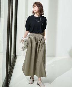 【UNFILO】ピンク　ロングスカート　サイズ40 UNFILO】ピンク ロングスカート サイズ40 - メルカリ
