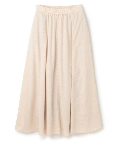 UNFILO / アンフィーロ ミニ・ひざ丈スカート | リネンレーヨン セミフレアスカート | 詳細12