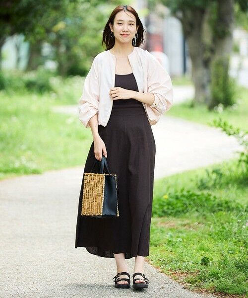 UNFILO / アンフィーロ ミニ・ひざ丈スカート | リネンレーヨン セミフレアスカート | 詳細15