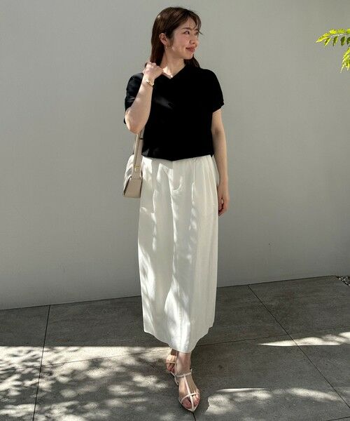 UNFILO / アンフィーロ ミニ・ひざ丈スカート | タックスカート | 詳細2