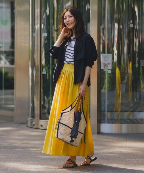 UNFILO / アンフィーロ ミニ・ひざ丈スカート | FINE MOVE タックスカート | 詳細24