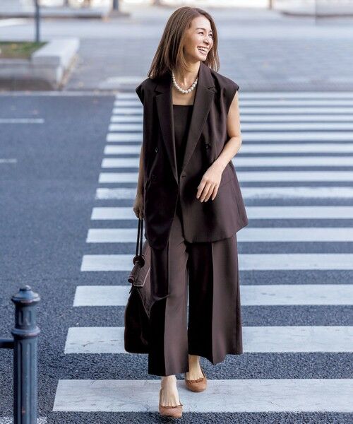 UNFILO / アンフィーロ ベスト | TENNEN TOUCH テーラードジレ | 詳細17