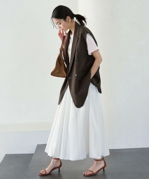 UNFILO / アンフィーロ ベスト | TENNEN TOUCH テーラードジレ | 詳細19