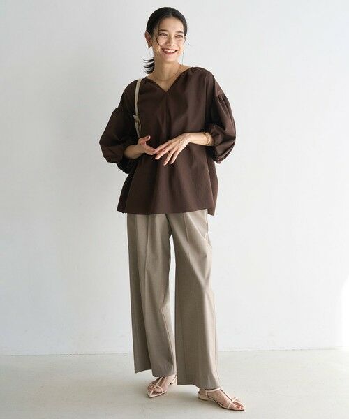 UNFILO / アンフィーロ シャツ・ブラウス | BREEZEMOVE ボリュームブラウス | 詳細10