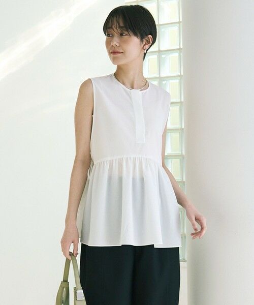 UNFILO / アンフィーロ シャツ・ブラウス | BREEZEMOVE ペプラムブラウス | 詳細1